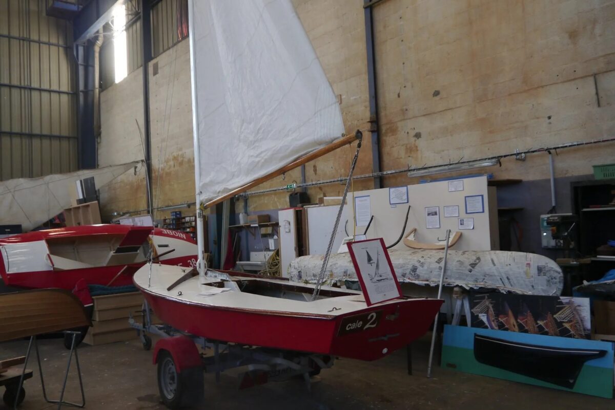 Dériveur Snipe dans le Hangar 31 Quai des Antilles à Nantes